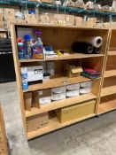 48” X 21” X 61” Mobile Wooden Shelf (Contents Not Included)