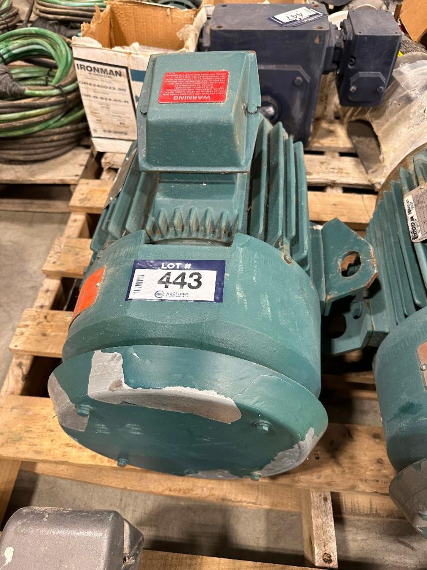 Reliance Electric 15HP Electric Motor, 575V, 3PH, 60Hz