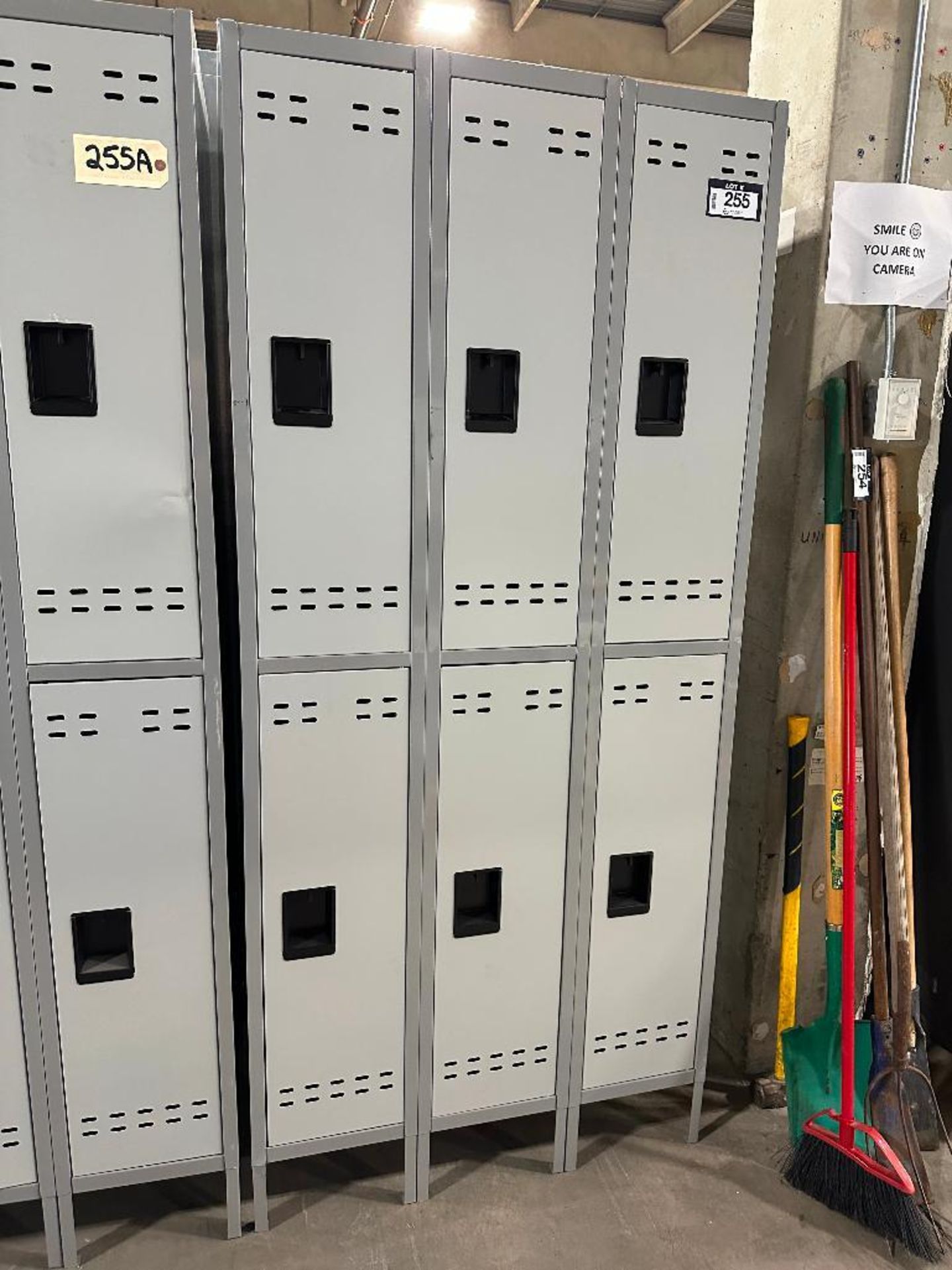 Bank of (3) Double-Door Lockers