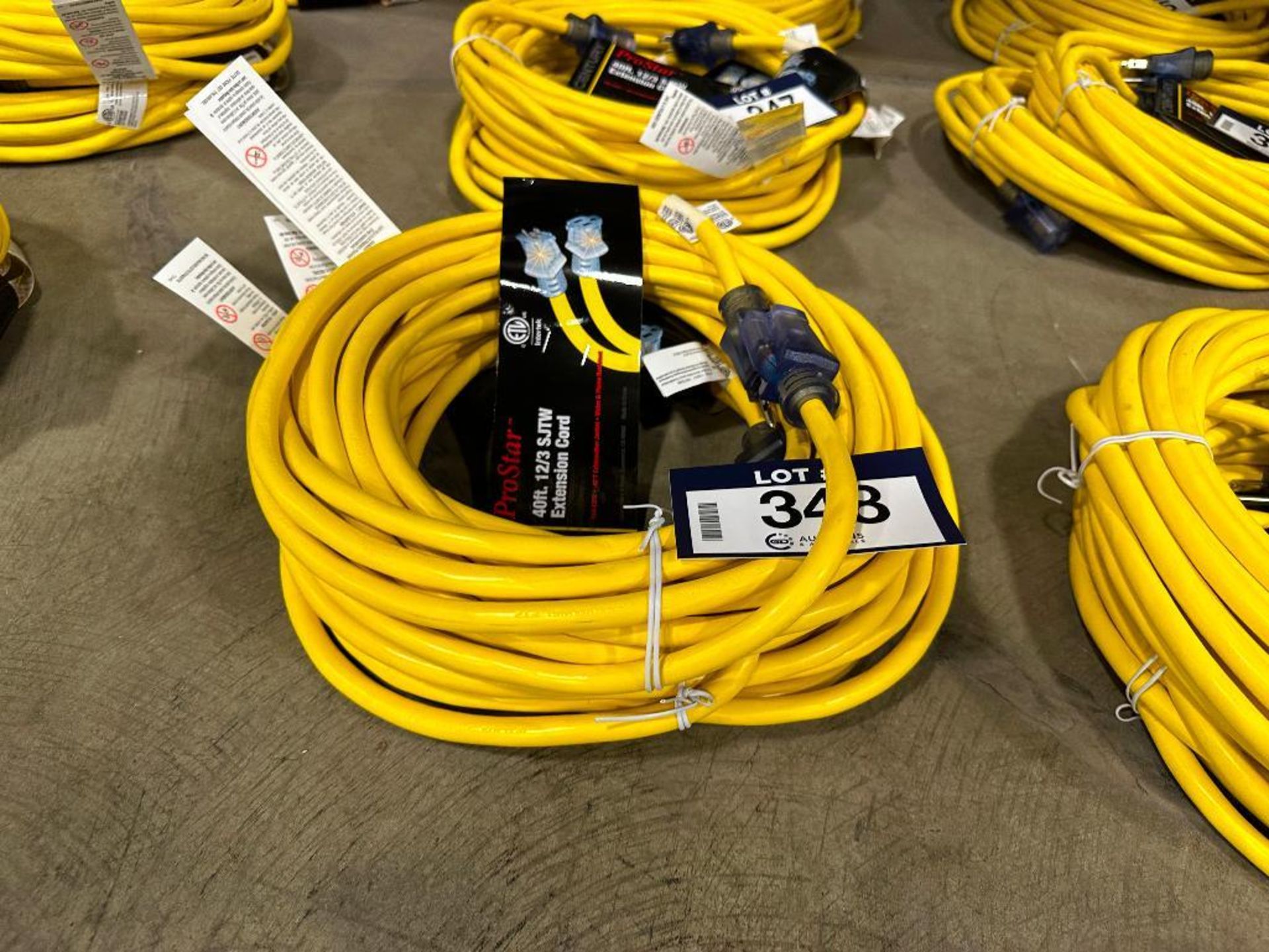 Lot of (2) Century ProStar 40' Extension Cords