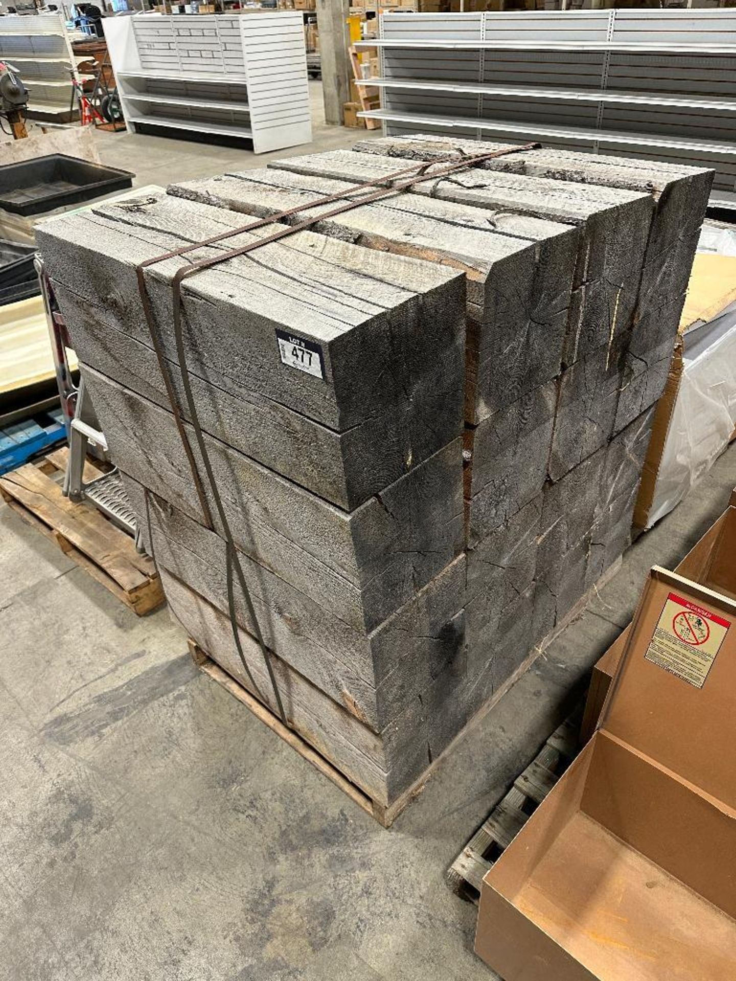 Pallet of (16) 12" X 12" X 36" Wood Dunnage - Image 2 of 3