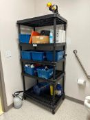 5-Tier Shelving Unit with Asst. Cleaning Supplies