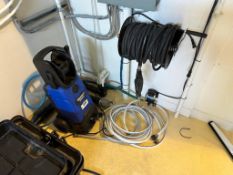Simoniz 2000 PSI Electric Pressure Washer with Hose Reel and Wand