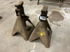 Lot of (2) 12-Ton Jack Stands