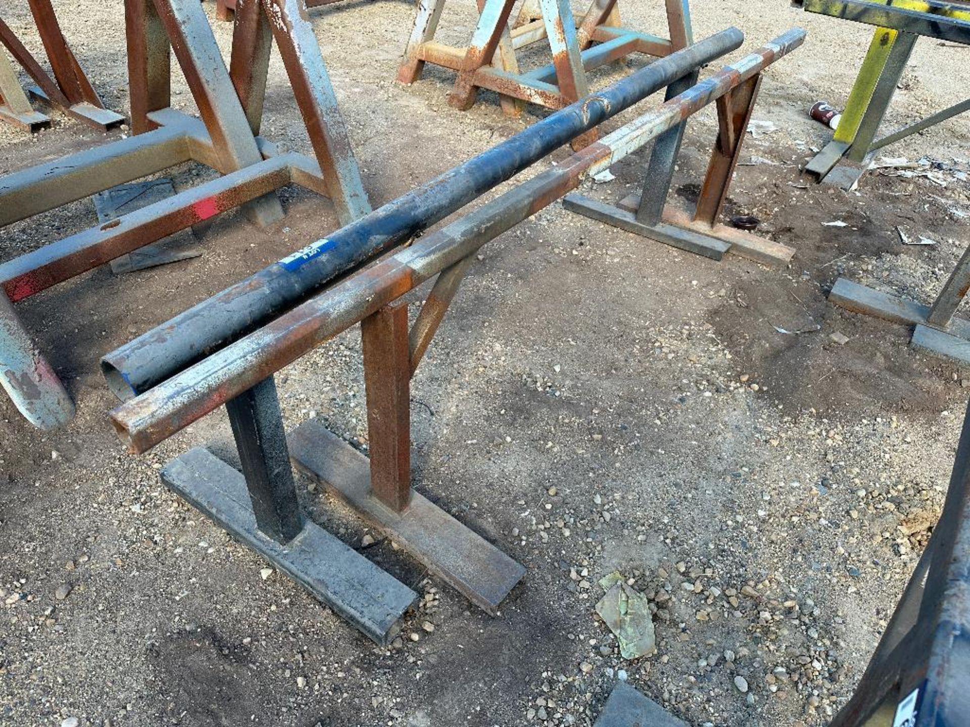 Lot of (1) 90” Pipe Stand and (1) 96” Pipe Stand - Image 2 of 2