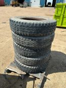 Lot of (5) 11R22.5 Tires