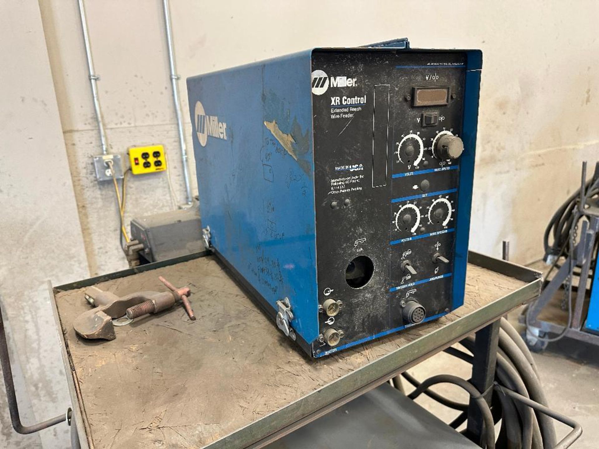 Lot of Miller Dimension 452 Welder, Miller XR Control Extended Reach Wire Feeder, (2) Miller Coolmat - Image 8 of 10