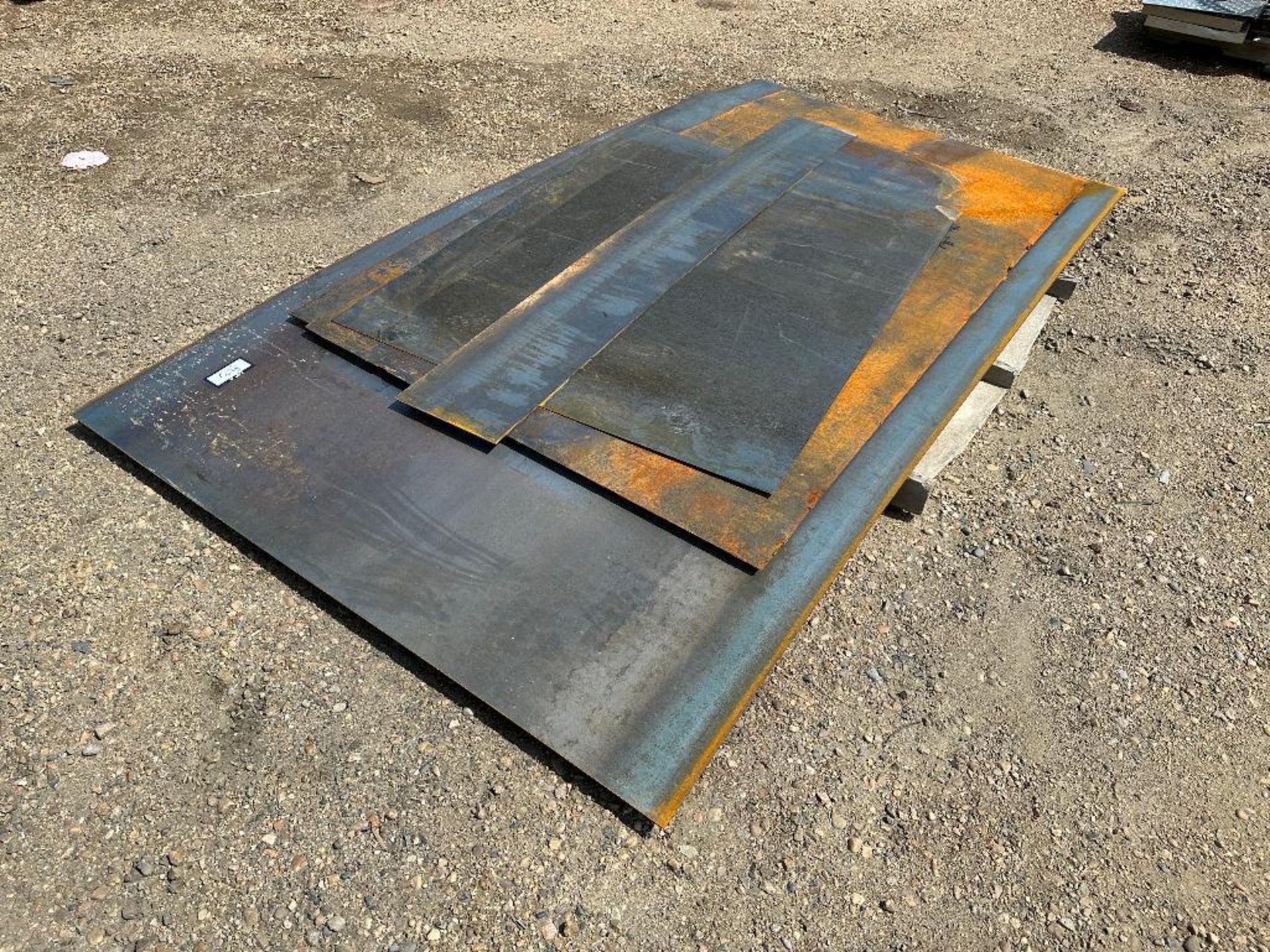 Lot of Asst. Plate Steel including (2) 5’x10’ Sheets and Asst. Cut-Offs