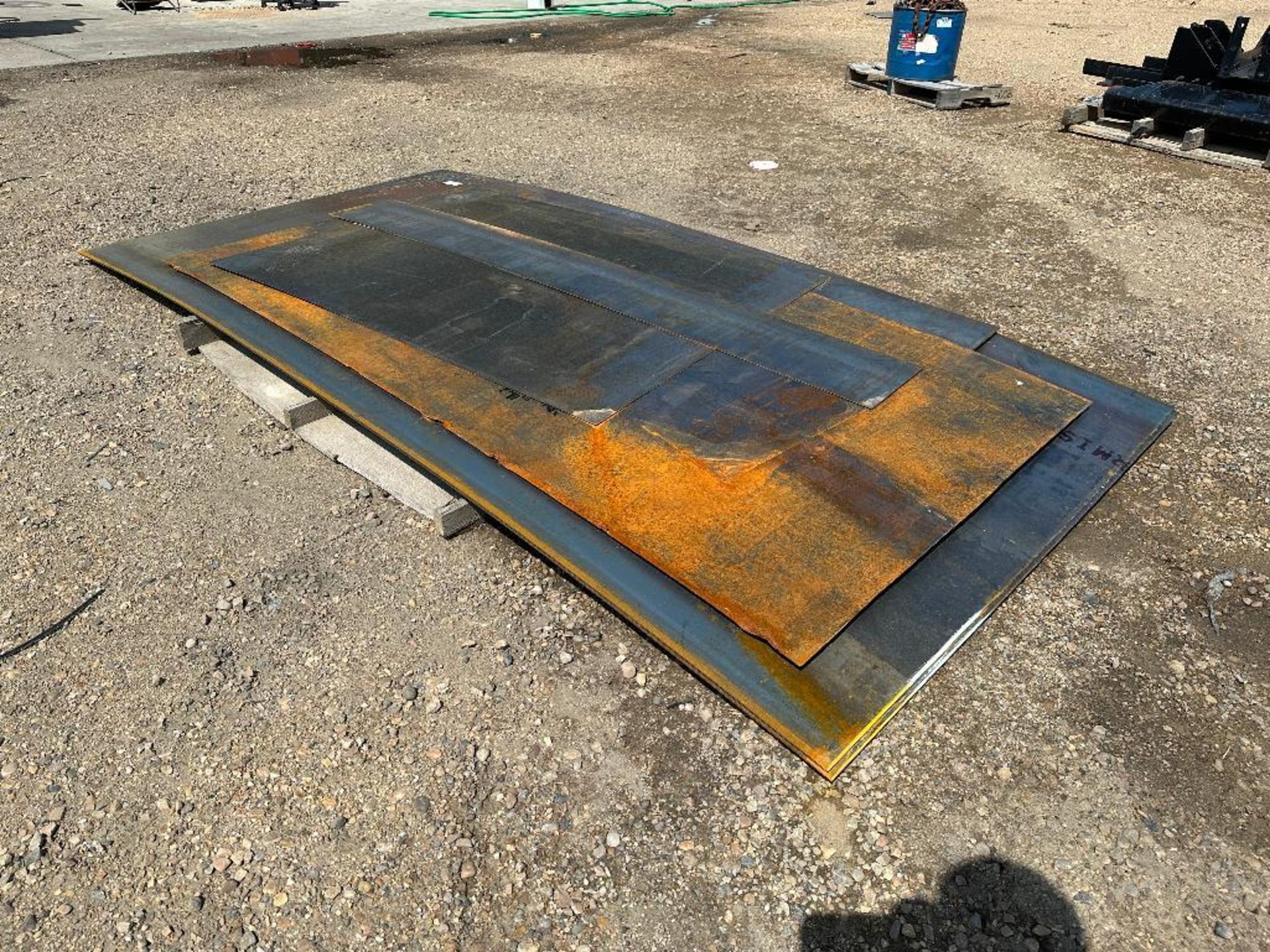 Lot of Asst. Plate Steel including (2) 5’x10’ Sheets and Asst. Cut-Offs - Image 3 of 3