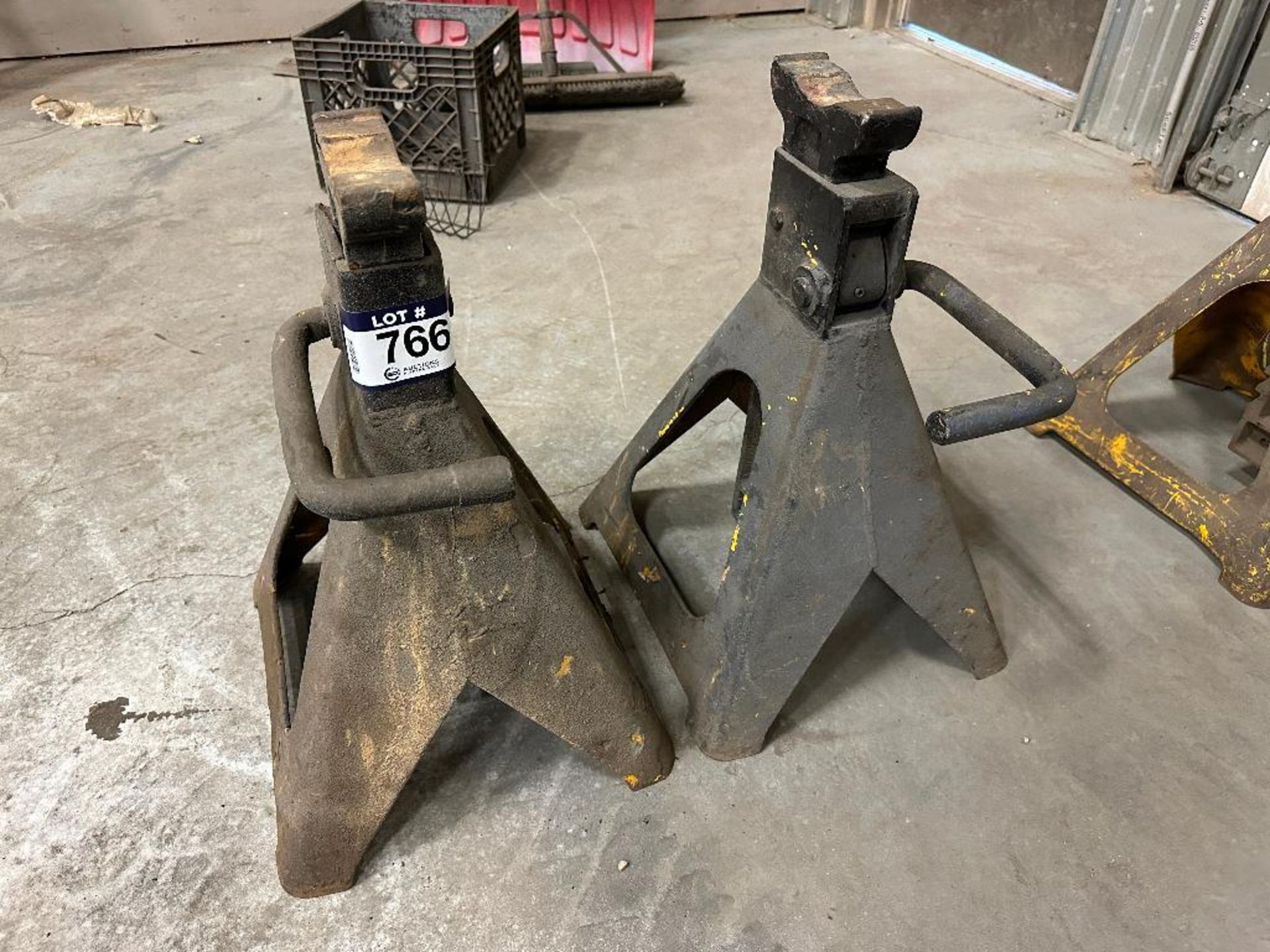 Lot of (2) 12-Ton Jack Stands