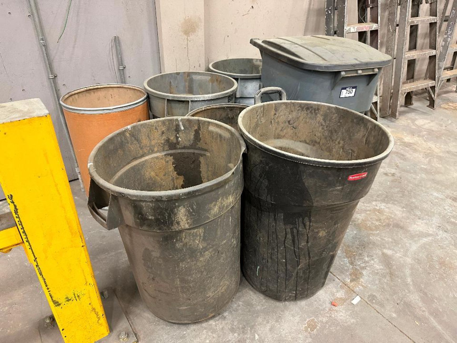 Lot of (7) Asst. Waste Bins - Image 2 of 3