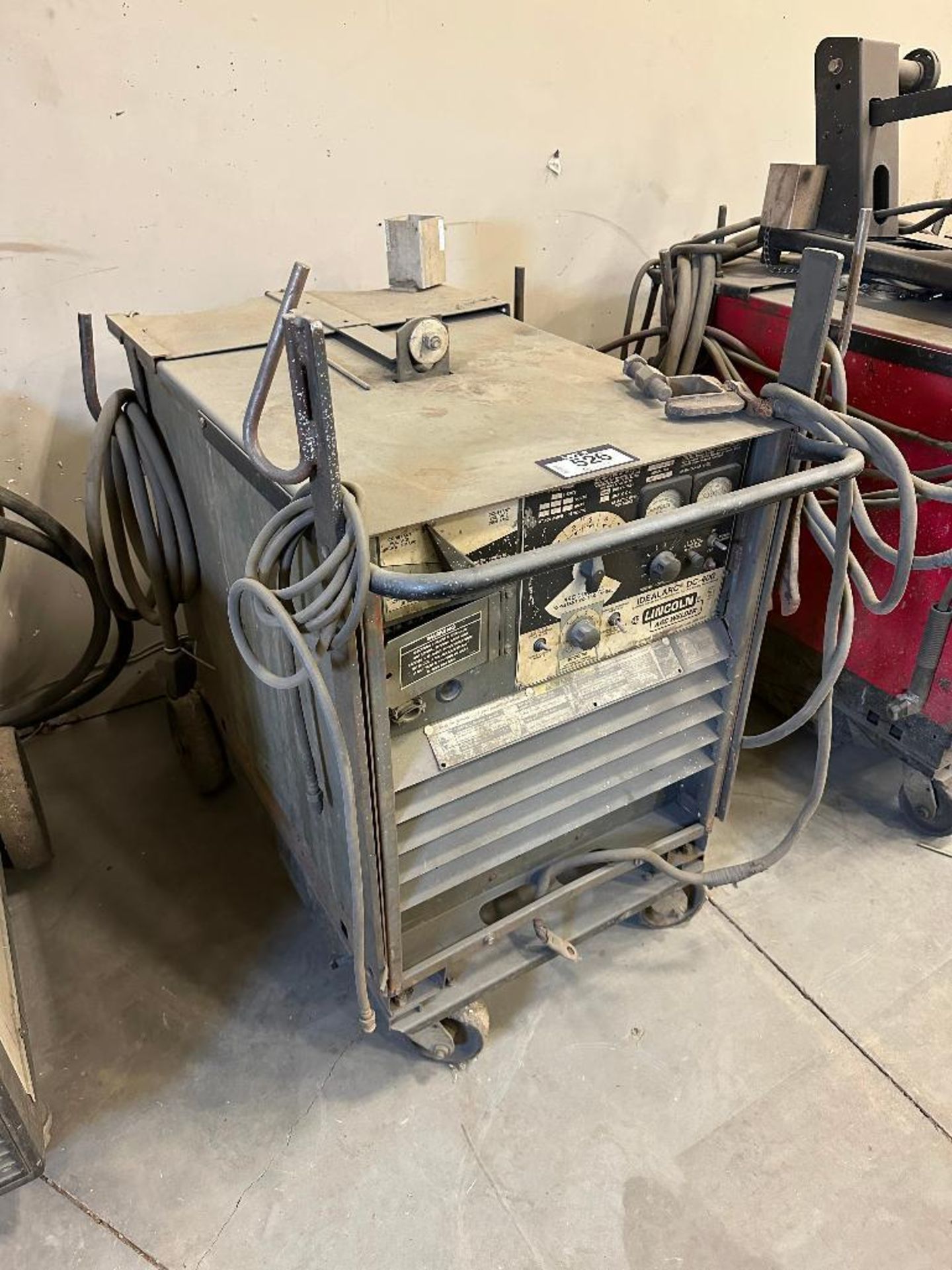 Lincoln Electric DC-400 Welder w/ Cart, etc. - Image 4 of 8