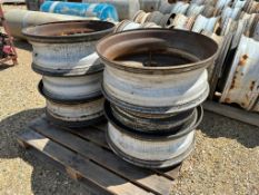 Pallet of (6) Asst. Truck Rims