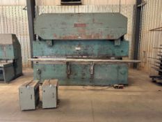 ALLSTEEL 175-TON Press Brake 175-12, 600V, 3PH, 25HP, w/ (2) 3PH Auto-Transformers, (1) 12’ Die, (1)