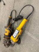 Lot of (2) DeWalt Angle Grinders