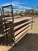 96” X 25” X 72” Steel Shelf