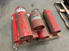 Pallet of (6) Asst. Dry Chemical Extinguishing Units