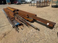 Lot of Asst. Steel including Pipe, Square Tubing, Bar Stock, Flat Bar, etc.