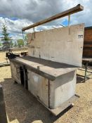 95” X 32” X 38” Work Bench w/ 8” Gray Tools Bench Vise