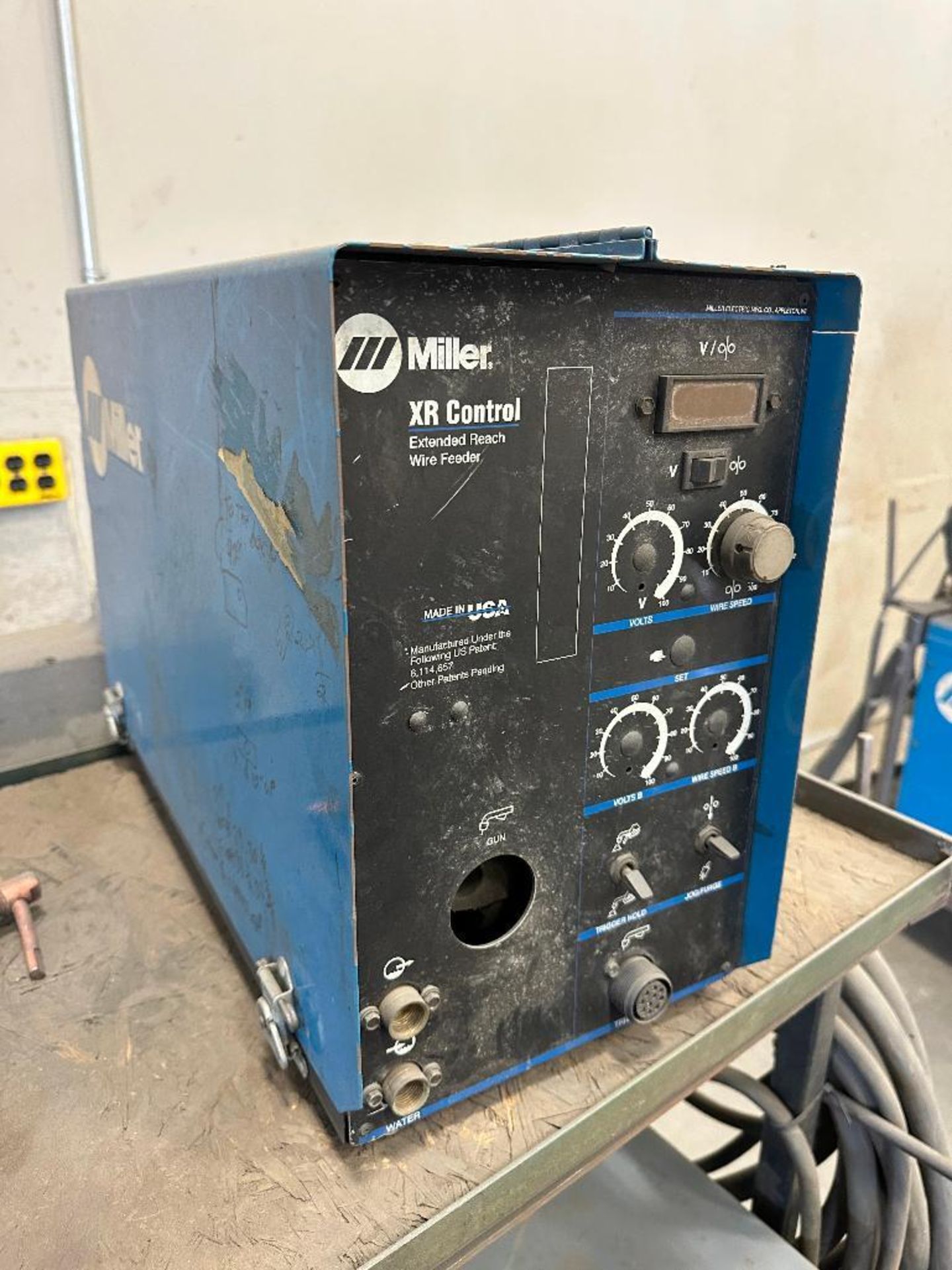 Lot of Miller Dimension 452 Welder, Miller XR Control Extended Reach Wire Feeder, (2) Miller Coolmat - Image 3 of 10