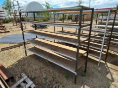 96” X 25” X 72” Steel Shelf