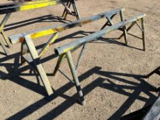 Lot of (1) 98” Pipe Stand and (1) 108” Pipe Stand