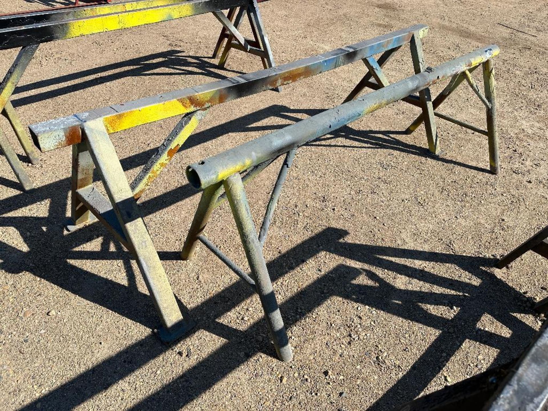Lot of (1) 98” Pipe Stand and (1) 108” Pipe Stand