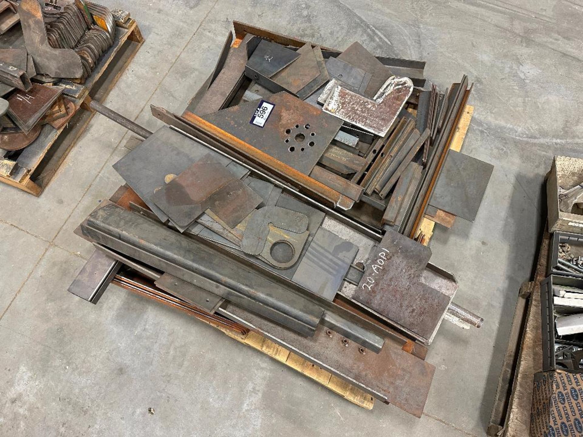 Pallet of Asst. Steel Cut-Offs Including Angle Iron, Chanel Iron, etc. - Image 3 of 3