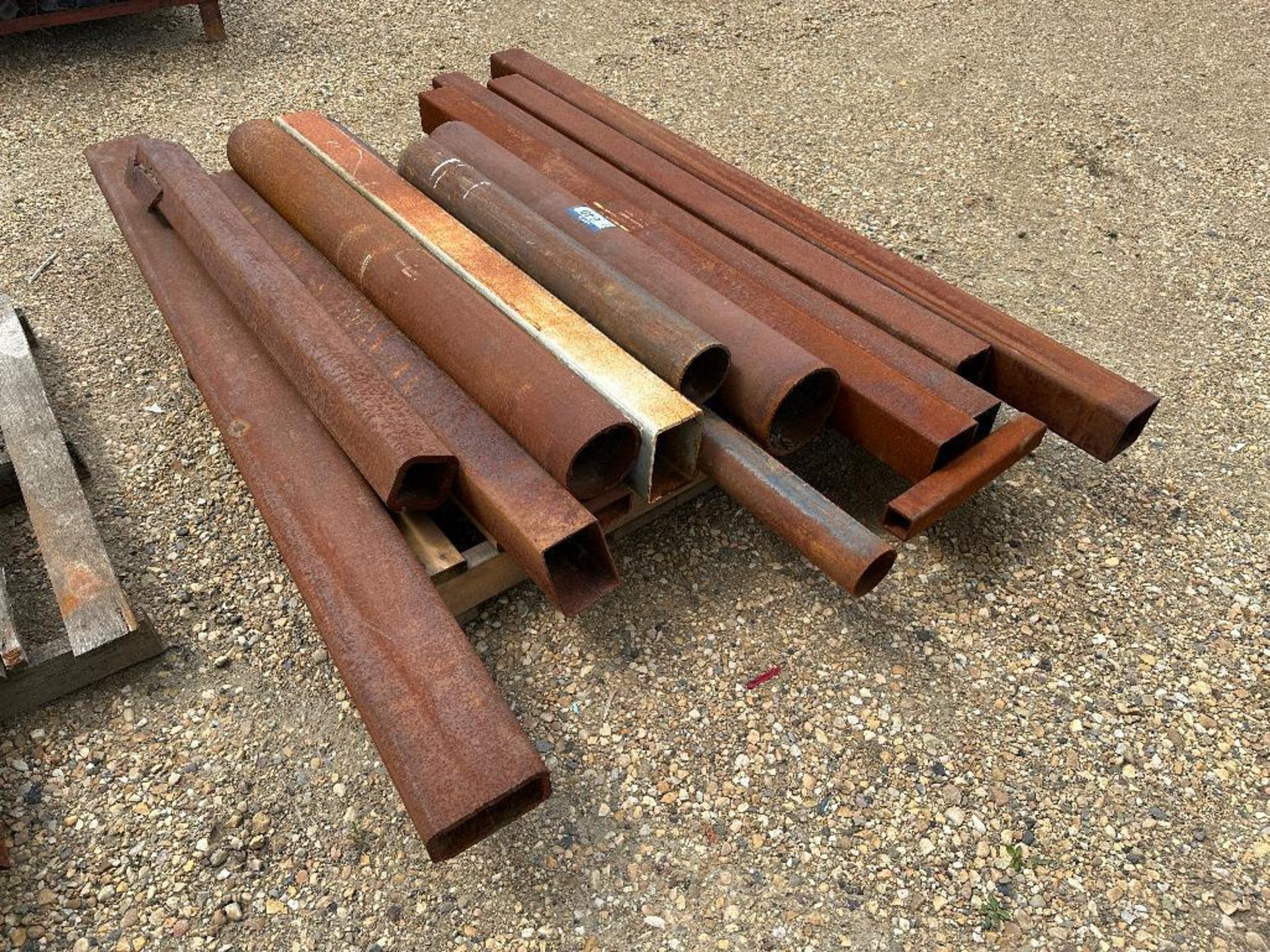 Pallet of Asst. Steel including Pipe, Square Tubing, etc. - Image 3 of 4