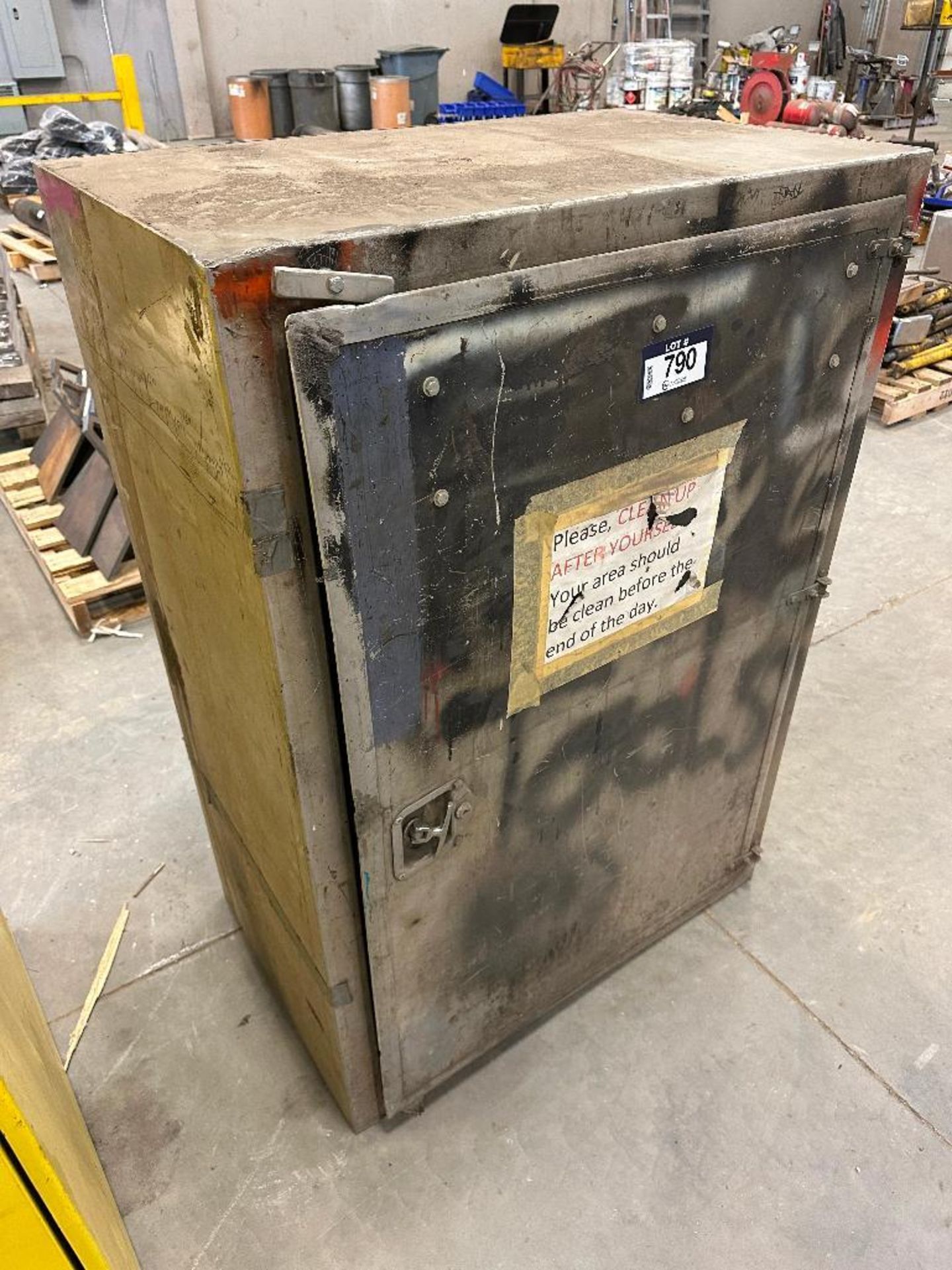 51” X 35” X 21-1/2” Shop Cabinet w/ Asst. Welding Rod - Image 2 of 7