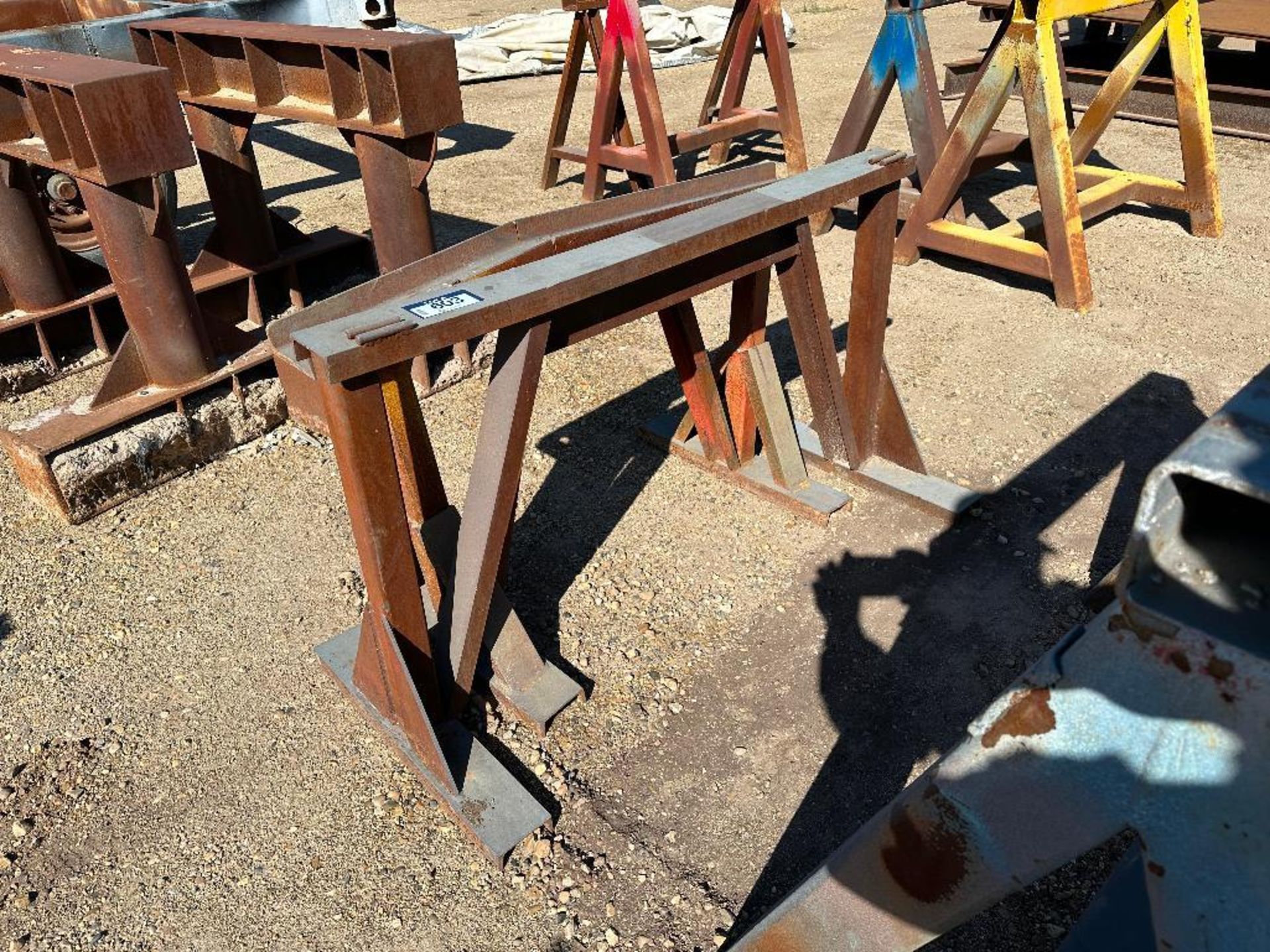 Lot of (1) 51” Pipe Stand and (1) 47” Pipe Stand