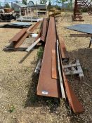 Lot of Asst. Steel including 31’ I-Beam, Square Tube, Chanel Iron, etc.