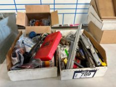 Lot of Utility Knives. Truck Lights, Fittings, etc.