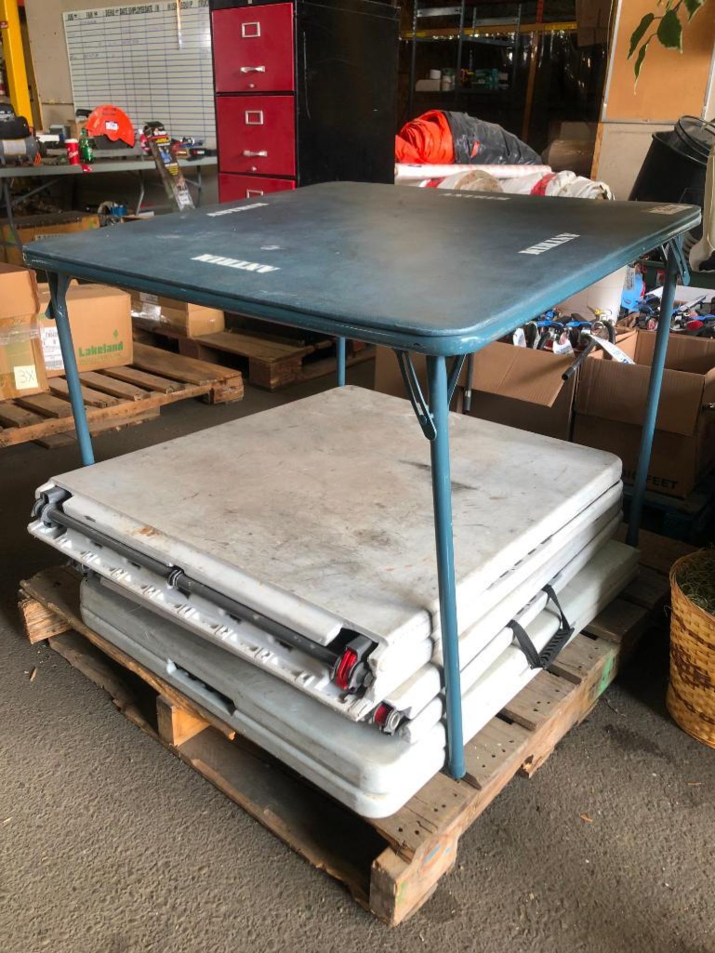 Pallet of Asst. Folding Tables