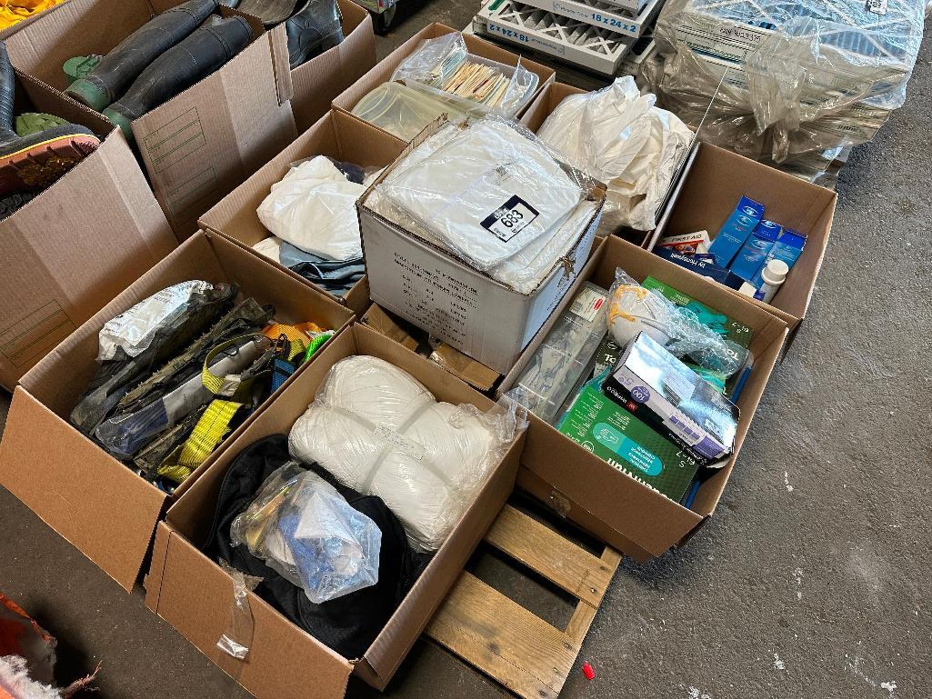 Lot of Asst. Safety Gloves, Masks, Coveralls, Glasses, Etc. - Image 2 of 6