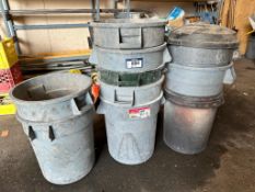 Lot of Asst. Garbage Cans