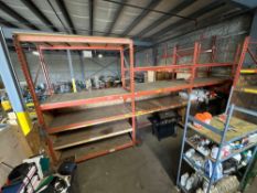 Lot of Asst. Racking Including (22) 8’ Beams and (4) 12’ X 42” Uprights