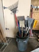 Bin of Asst. Shovels