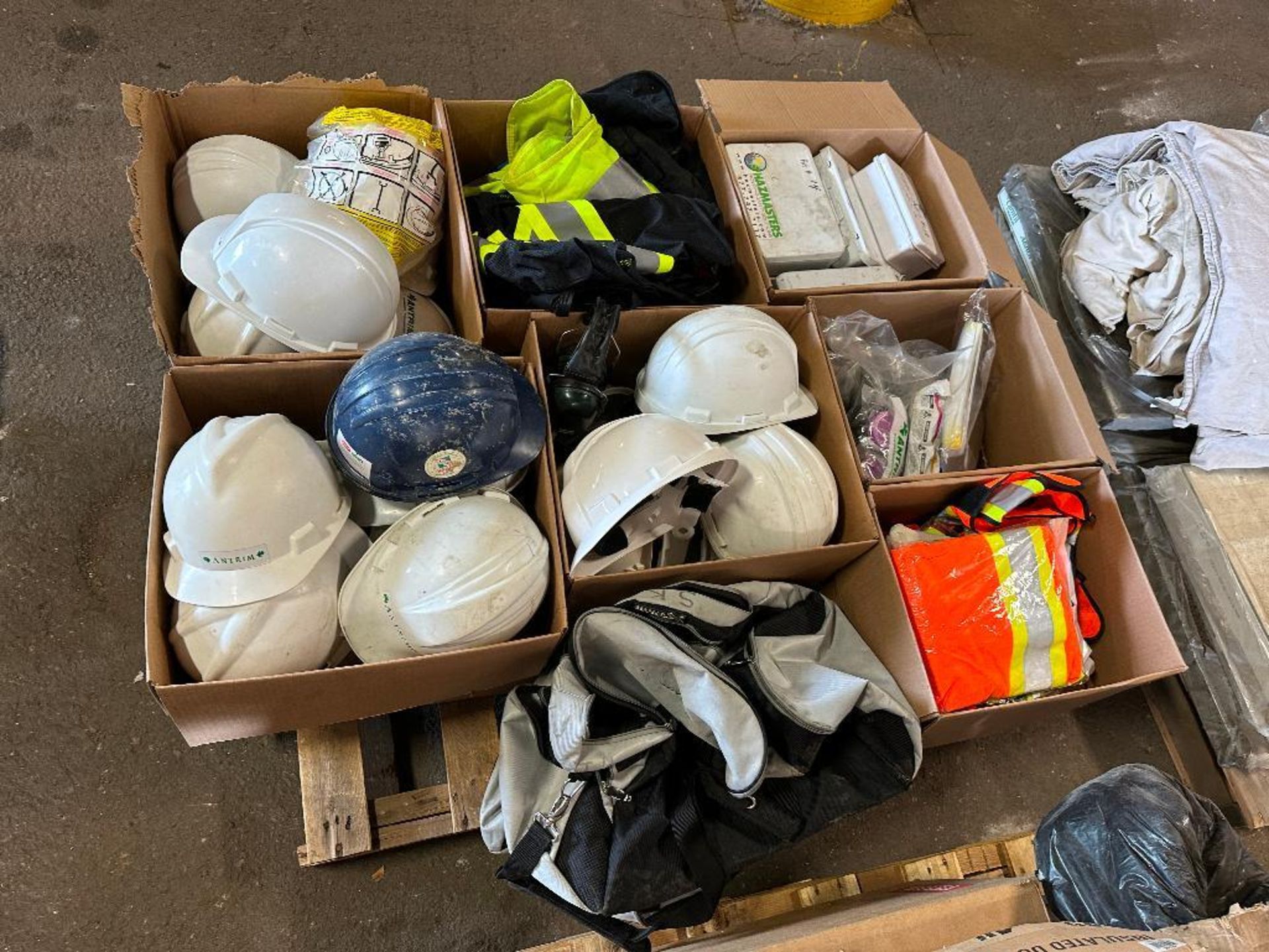 Lot of Asst. Hard Hats, Safety Vests, First Aid Kits, etc. - Image 2 of 4