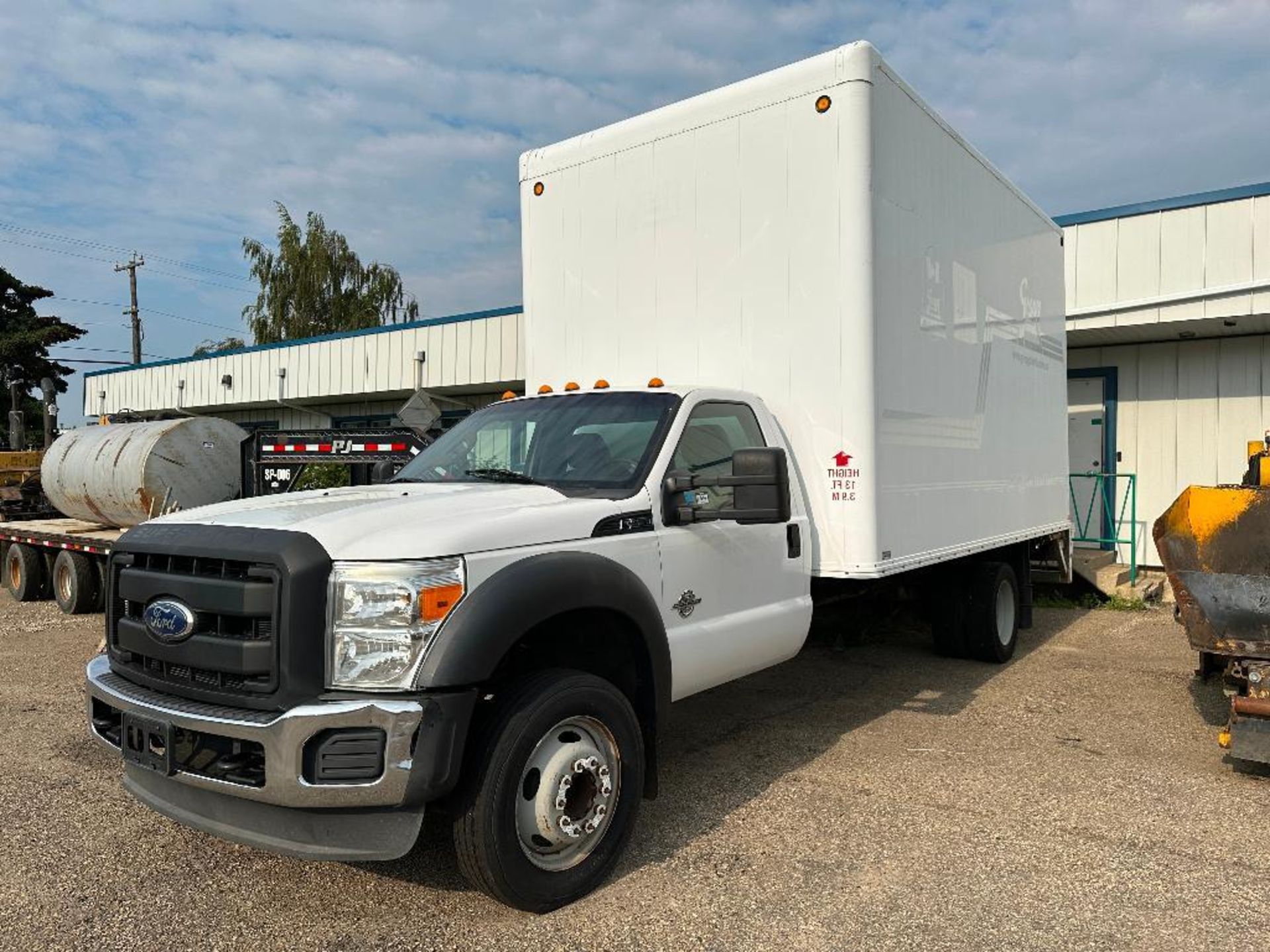 2011 Ford F-550 Box Truck, 340,266 kms, 16 ft. Intercontinental Truck Body, VIN: 1FDUF5GT9BEB35010