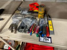 Lot of Asst. Hand Tools including Screwdrivers, Pliers, Vise Grips, etc.