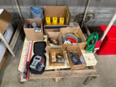 Pallet of Asst. Grinding Discs, Drill Bits, Flash Lights, etc.