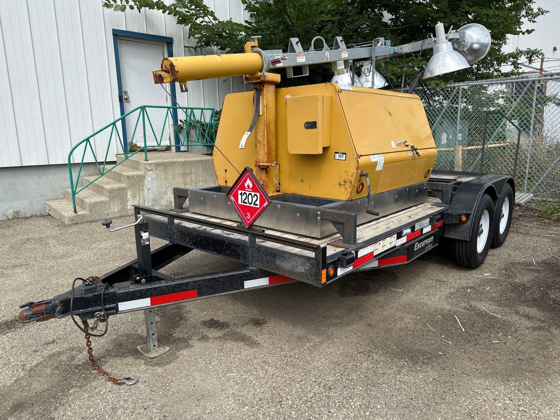 2010 Rainbow Trailers 16' T/A Trailer VIN: 2RGBE1629A1001165 w. 2009 Terex AL5000 Light Tower