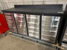 71" X 25-1/2" X 39-1/2" 20-Drawer Workbench