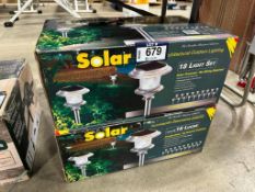 Lot of (2) Solar Architectural Outdoor 18-Light Set