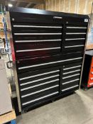 56-1/2" X 25-1/2" x 70" 19-Drawer Roll-Away Mechanics Tool Chest