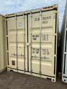 Single Trip 40 ft. 2-Door Sea Container