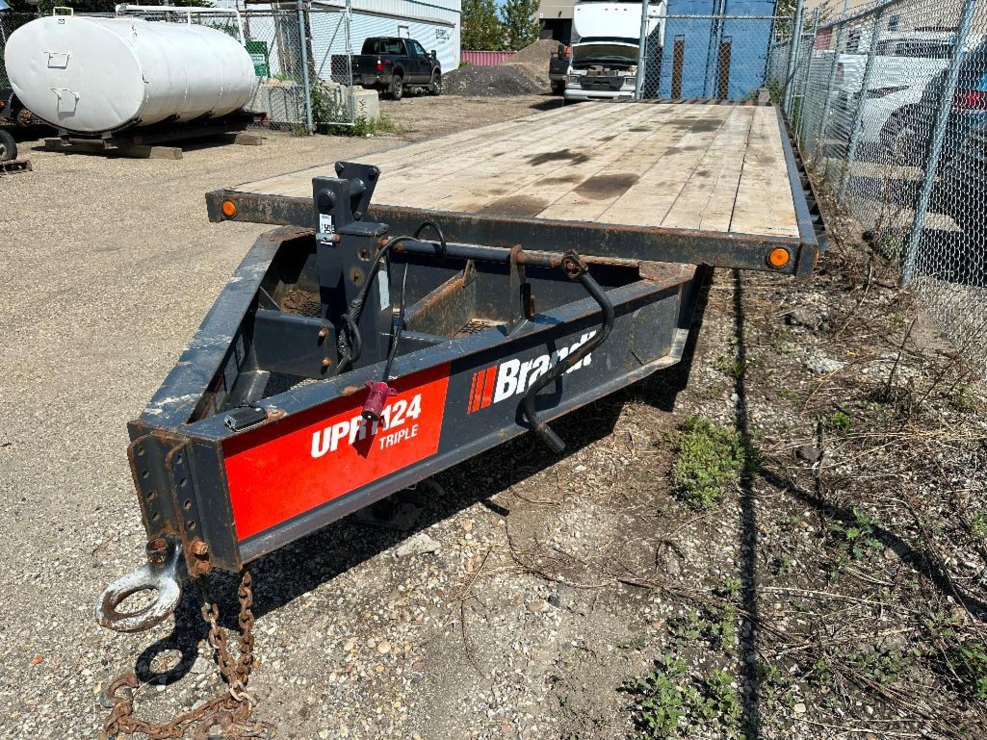 2017 Brandt UPR1124 Tri/A Equipment Trailer VIN: 2BYUP3GB8HR000220 c/w Beavertails and Ramps - Image 5 of 12