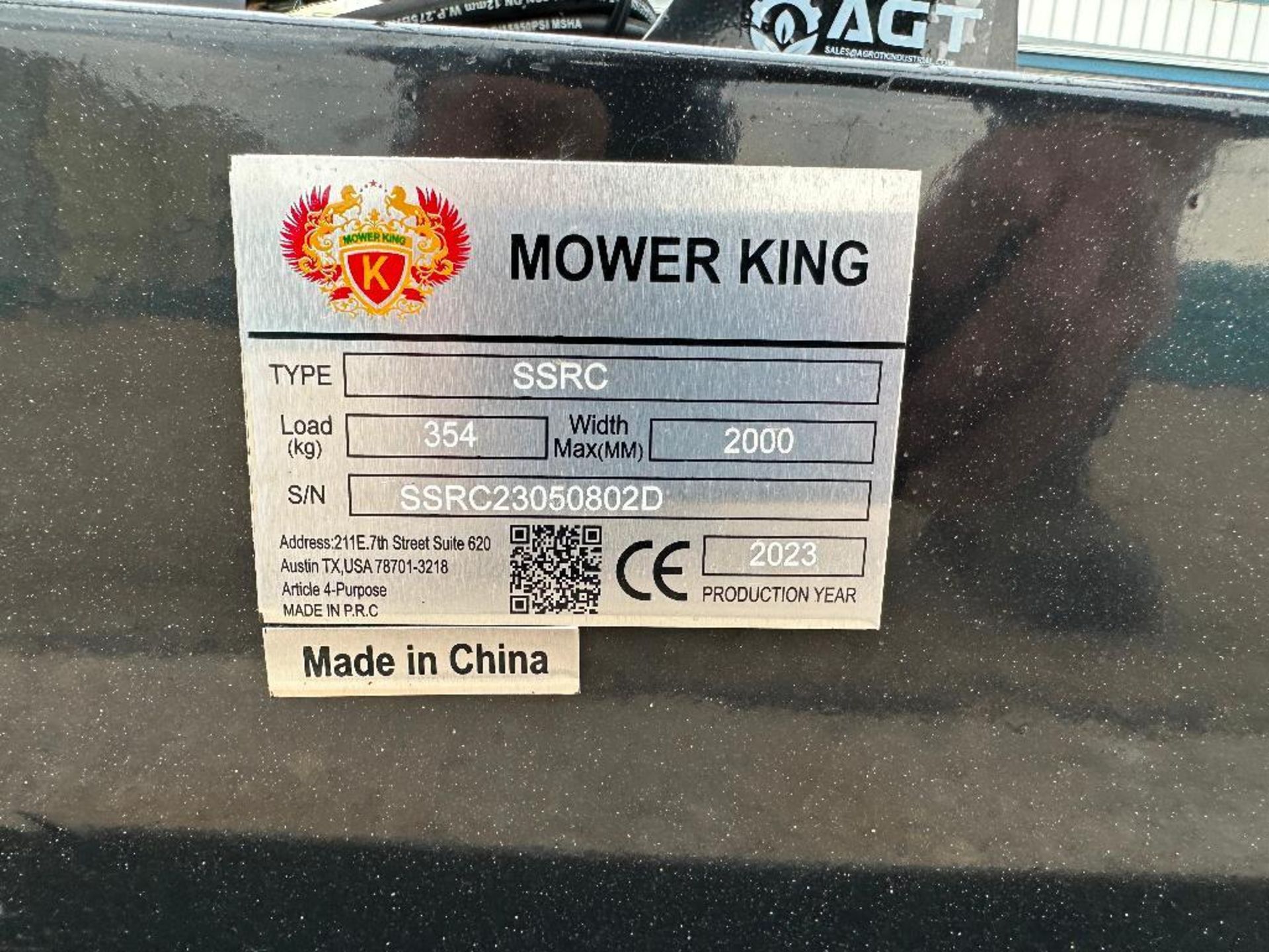 2023 Mower King SSRC72 Skid Steer Brush Cutter - Image 6 of 6