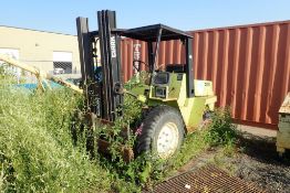 Clark DPR-30 6,000lbs Capacity Diesel Forklift, SN 0313. **NOTE: CONDITION UNKNOWN**